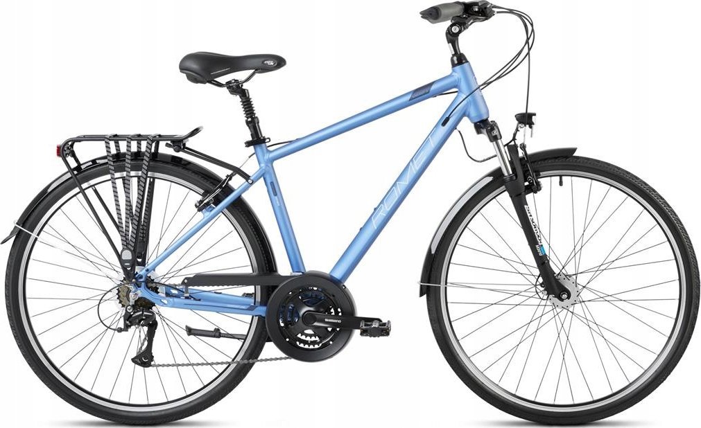 фото Велосипед туристичний Romet Wagant 3 2024 Blue-Dark Blue-19