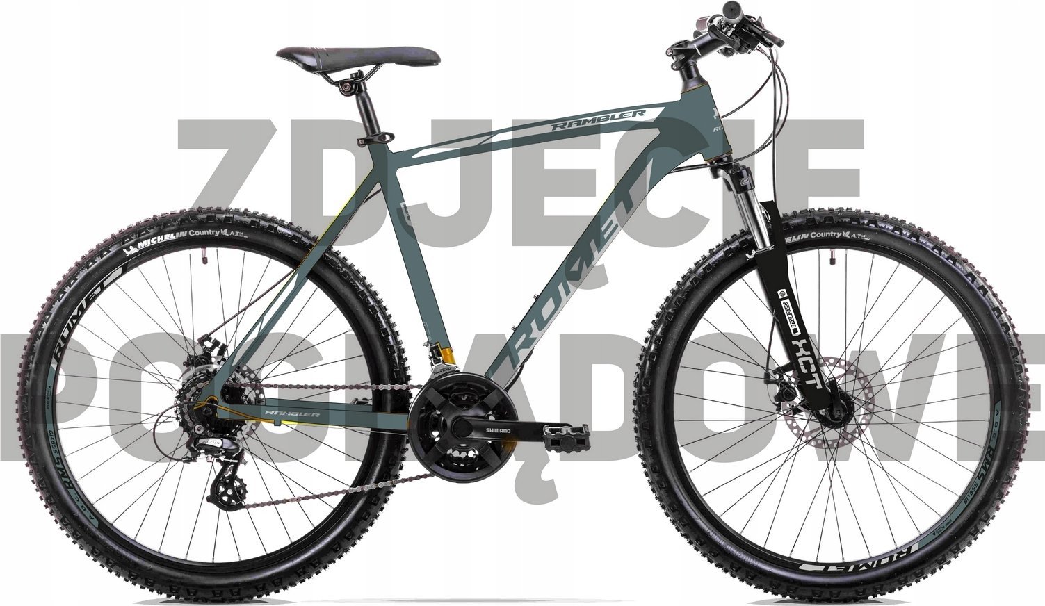 фото Велосипед гірський (МТБ) Romet Rambler R9.4 2024 M Graphite/White