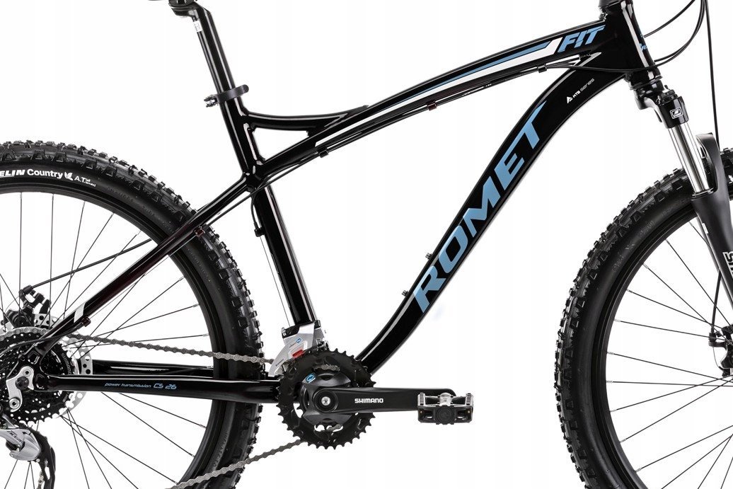 фото Велосипед гірський (МТБ) Romet Rambler FIT 26 2024 XL Чорний/Синій