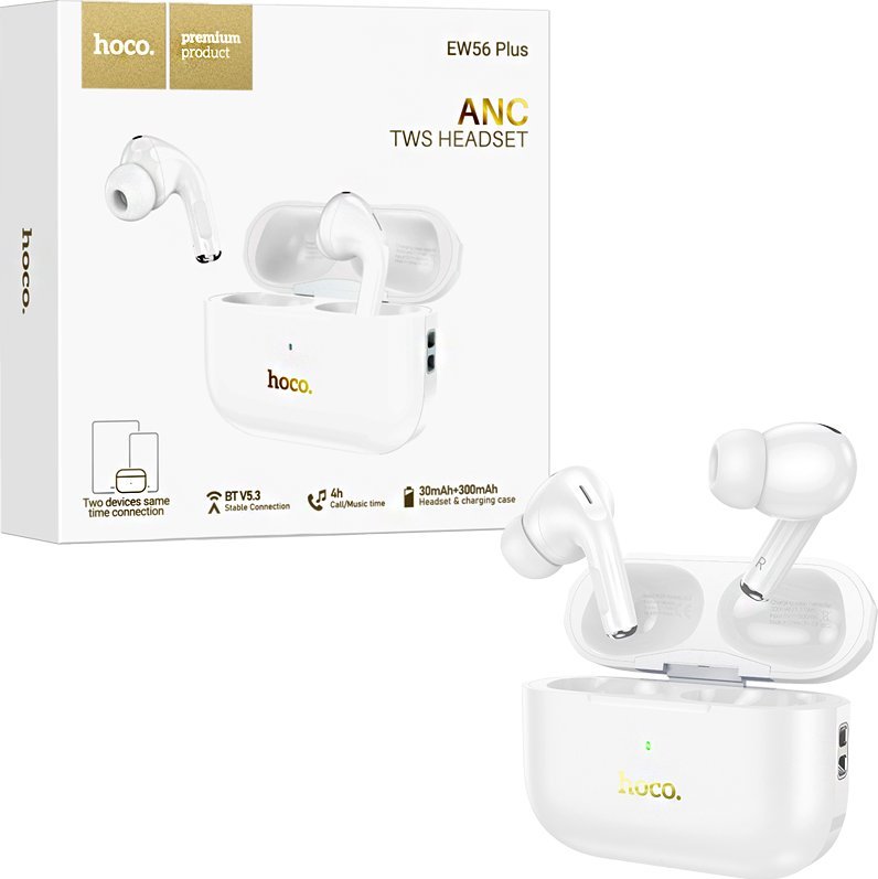 фото Навушники TWS Hoco EW56 Plus White
