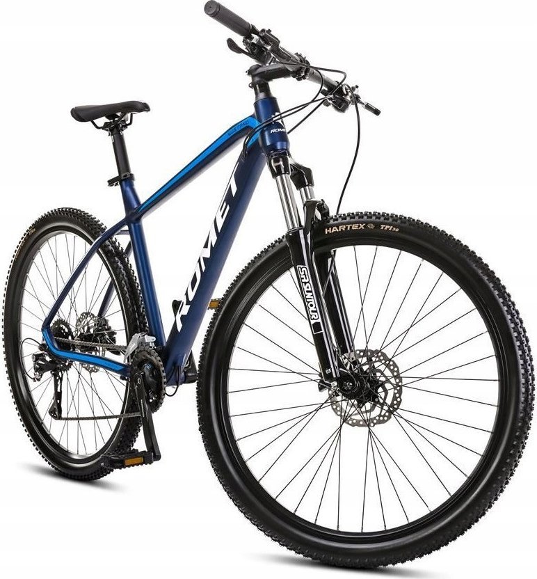 фото Велосипед гірський (МТБ) Romet Mustang M7.1 2024 XL Темно-синій