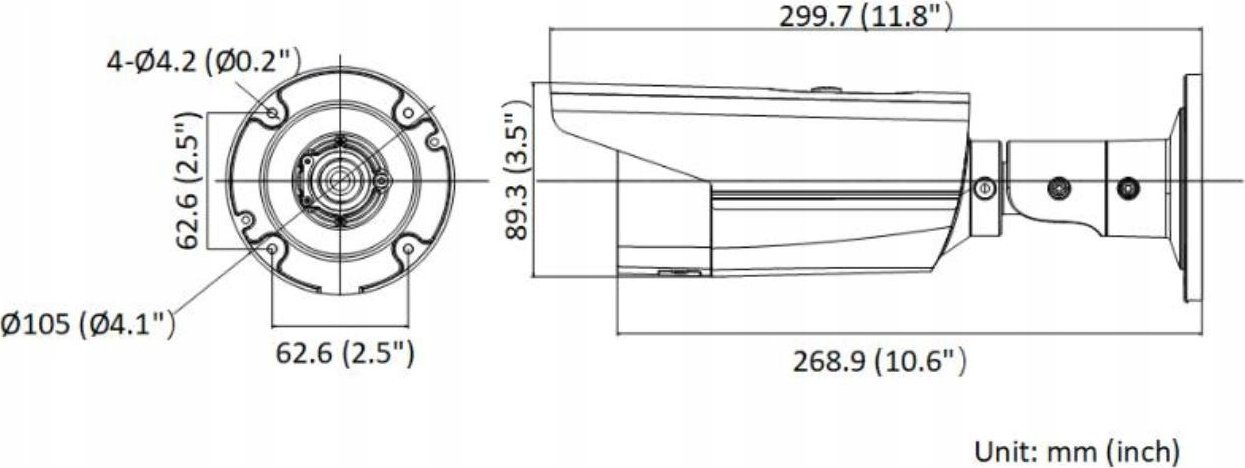 фото IP-камера відеоспостереження Hikvision DS-2CD2T43G2-2LI (2.8 мм)