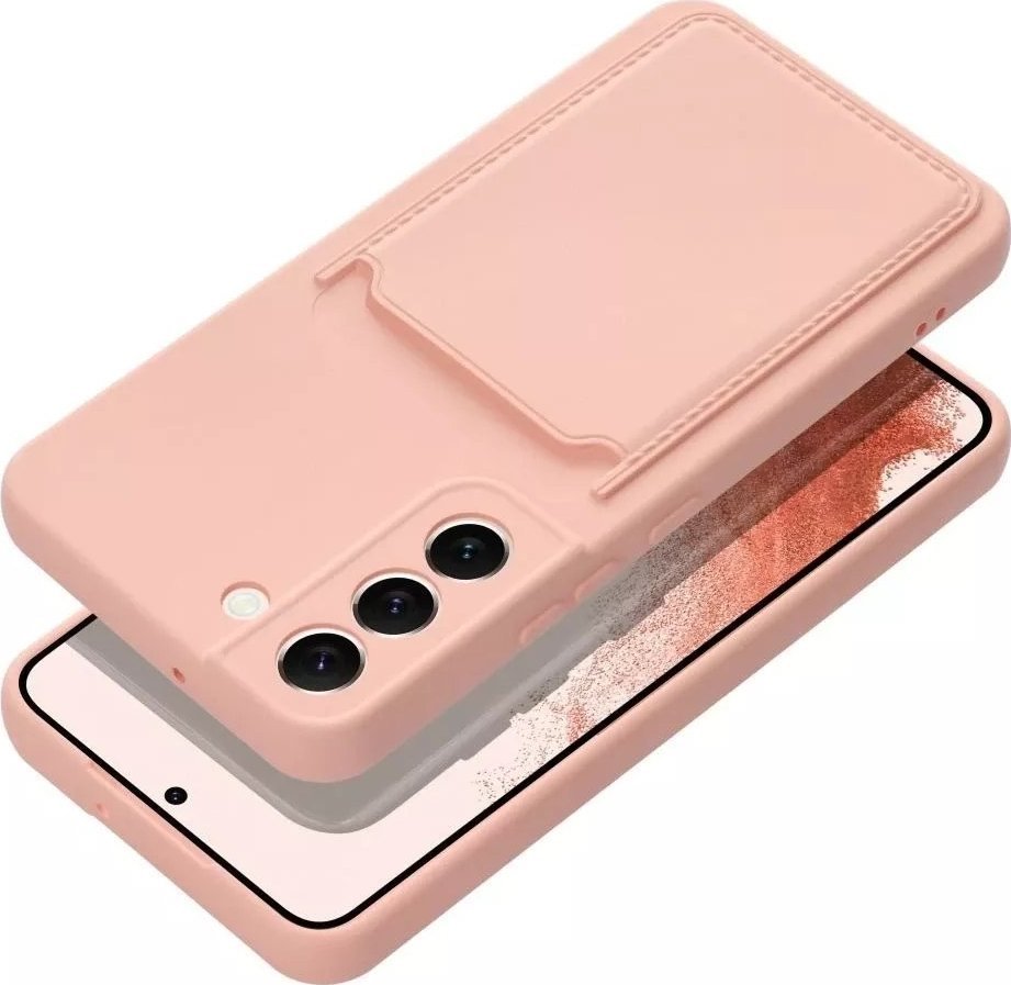 OEM Futerał CARD CASE do SAMSUNG A25 5G różowy