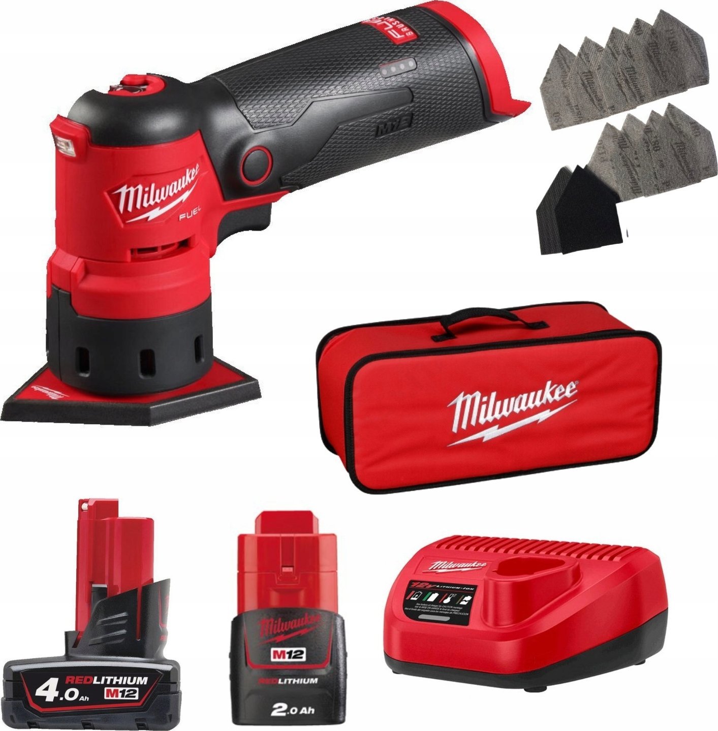 фото Вібраційна шліфмашина Milwaukee M12 FDSS-422X (4933479681)