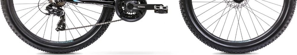 фото Велосипед гірський (МТБ) Romet Jolene 6.0 2024 L Black/Pink