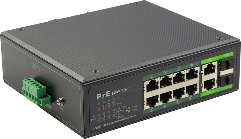 фото Неуправляемый коммутатор PowerPlant POE802PRO