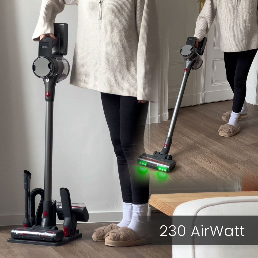 фото Вертикальний + ручний пилосос (2в1) Air Essence Storm