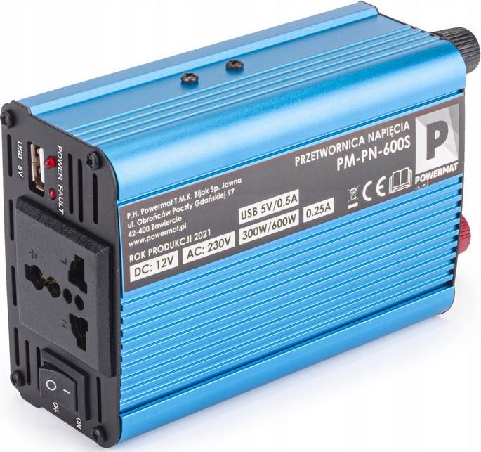 фото Перетворювач (інвертор) Powermat PM-PN-600S