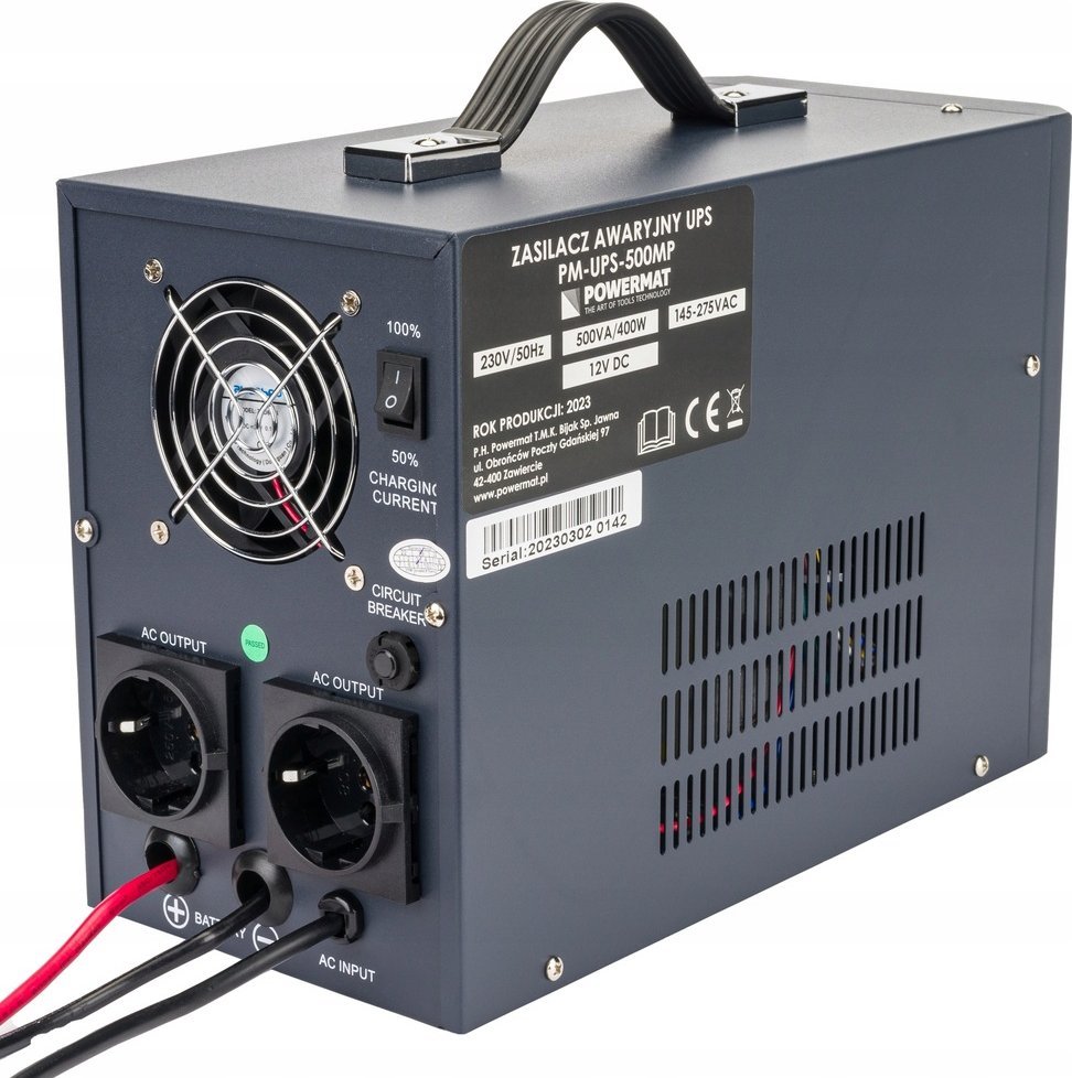 фото Лінійно-інтерактивний ДБЖ Powermat PM-UPS-500MP