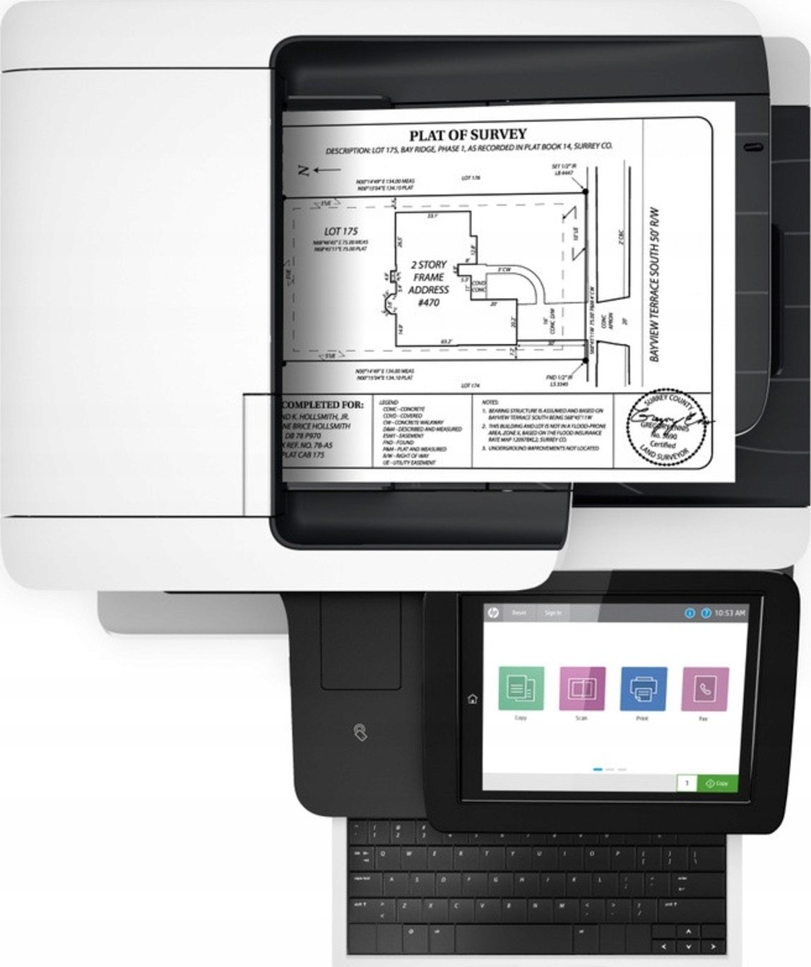 фото БФП HP LaserJet Enterprise M528z (1PV67A)