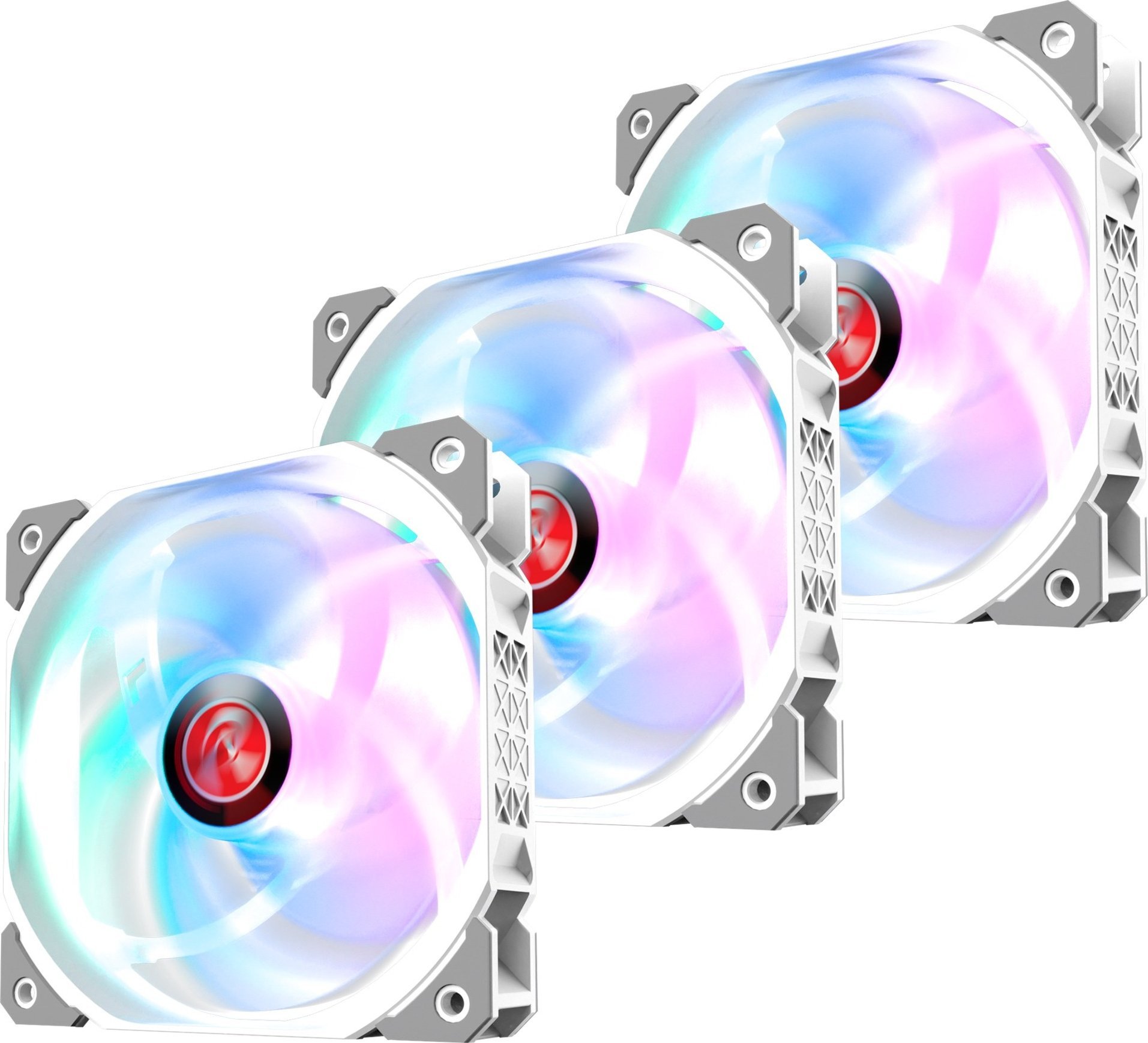 фото Вентилятор Raijintek Ageras 12 ARGB White 3-pack (0R40B00261)