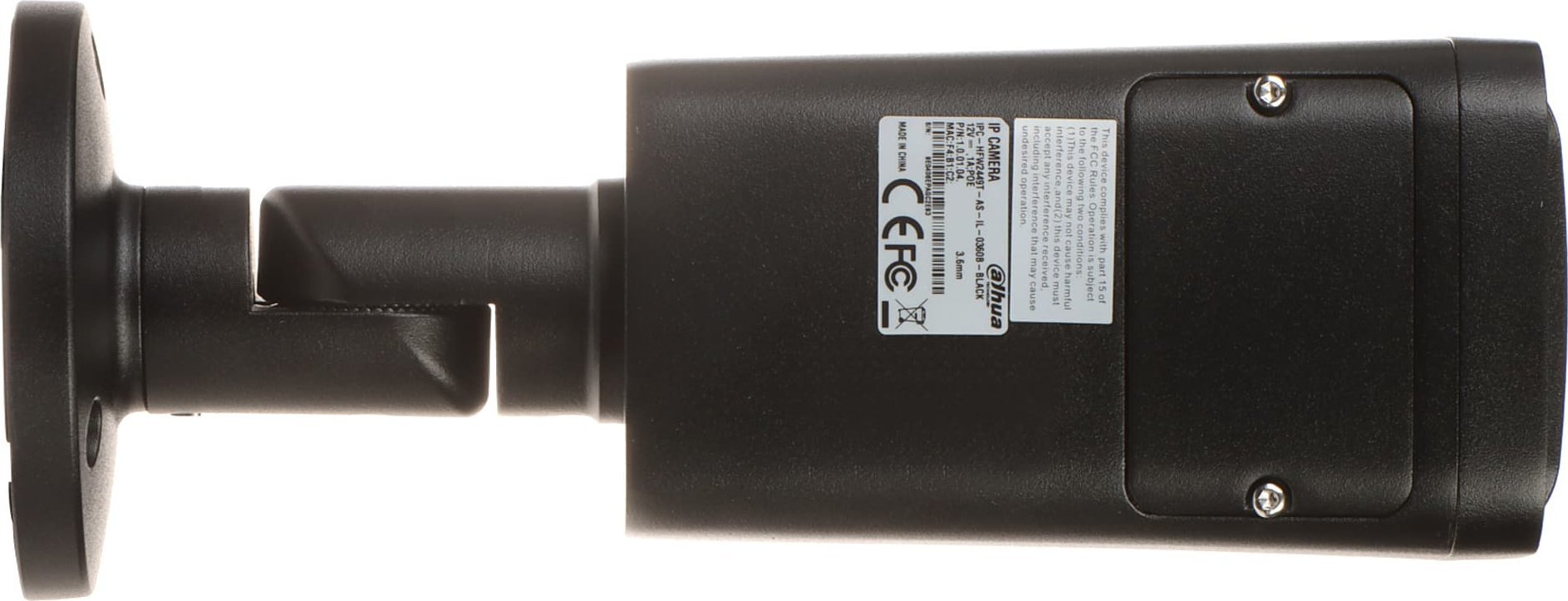 фото IP-камера Dahua Technology IPC-HFW2449T-AS-IL-0360B Black