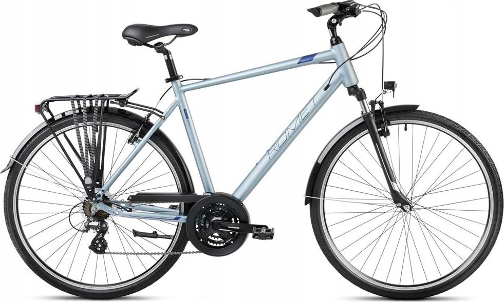 фото Велосипед туристичний Romet Wagant 1 2024 Silver-Blue-19