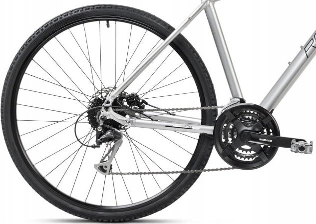 фото Велосипед гібрид Romet Orkan 3 M 28 2023 L Silver/Black