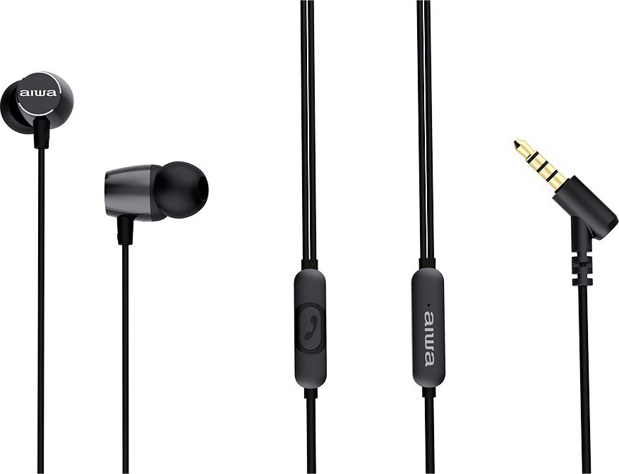 фото Навушники з мікрофоном Aiwa ESTM-30BK