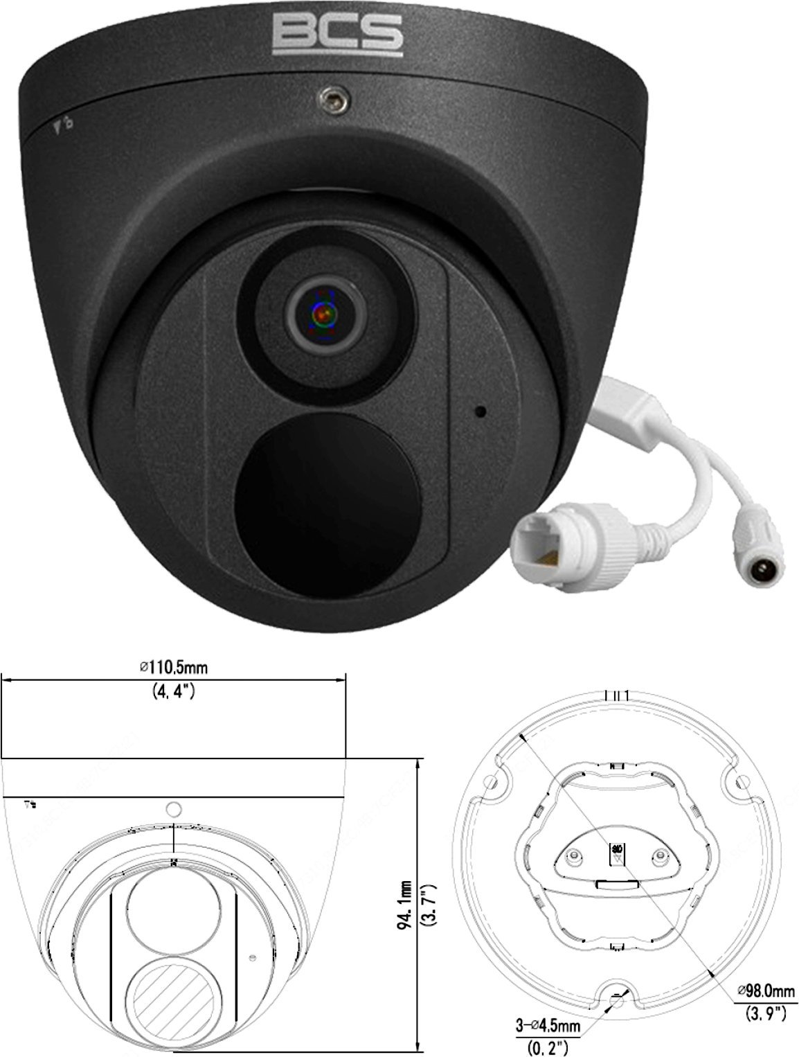 фото IP-камера BCS (BCS-P-EIP28FWR3-Ai2-G)
