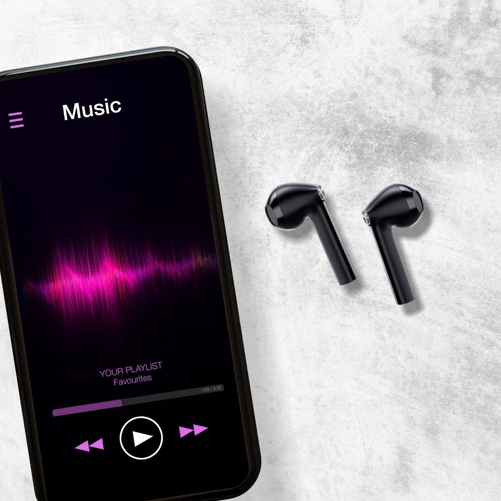 фото Навушники TWS Manta Rhythm X Black