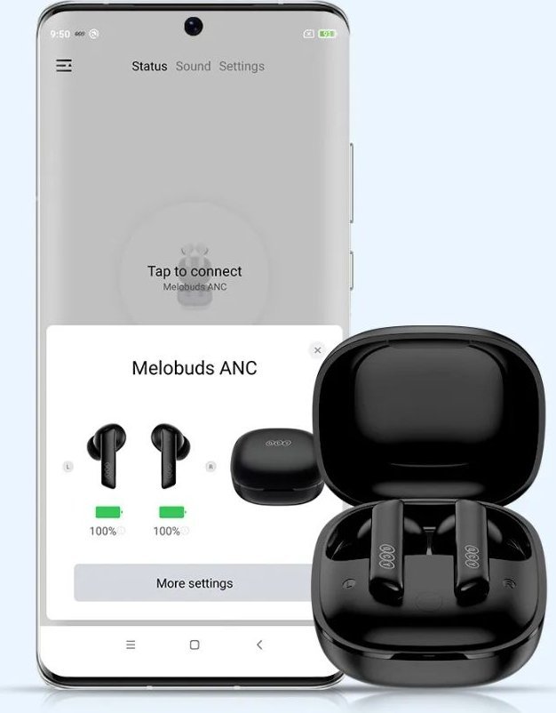 фото Навушники TWS QCY HT05 Black