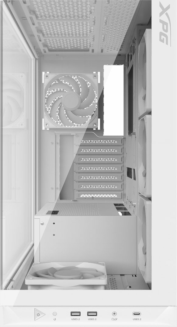 фото Корпус Adata XPG Invader X BTF RGB White (INVADERXBTFMT-WHCWW)