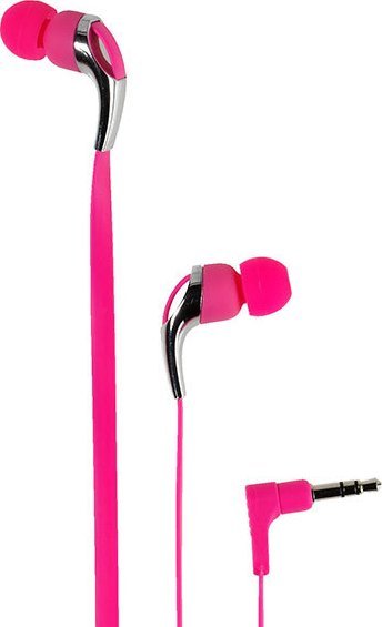 фото Навушники без мікрофону Vivanco Neon Buds Pink (37306)
