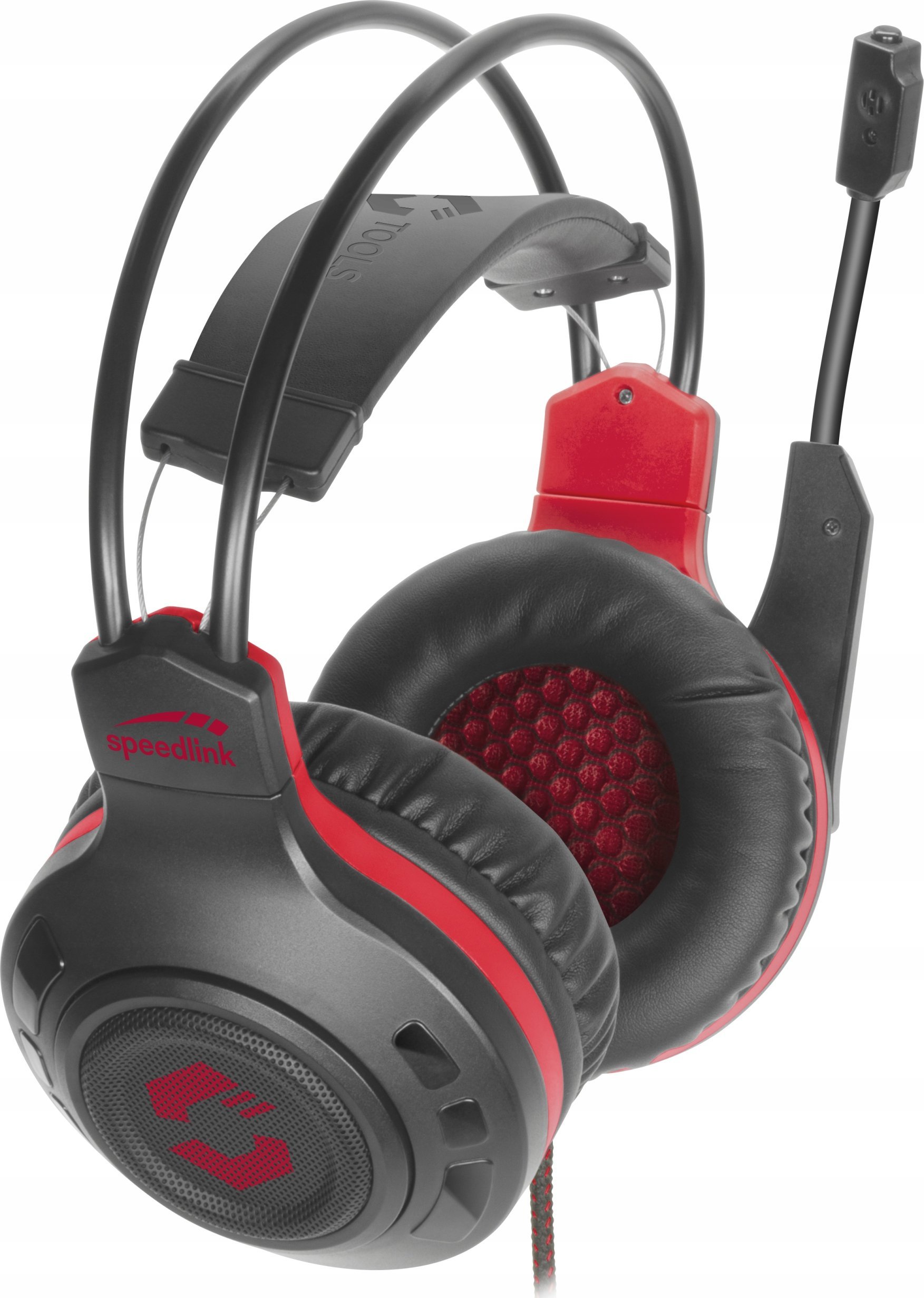 фото Навушники з мікрофоном Speedlink Celsor Red (SL-860011-BK)