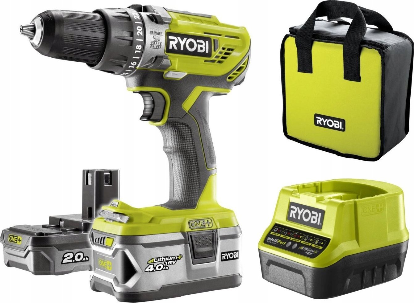 фото Шурупокрут Ryobi R18PD3-242S