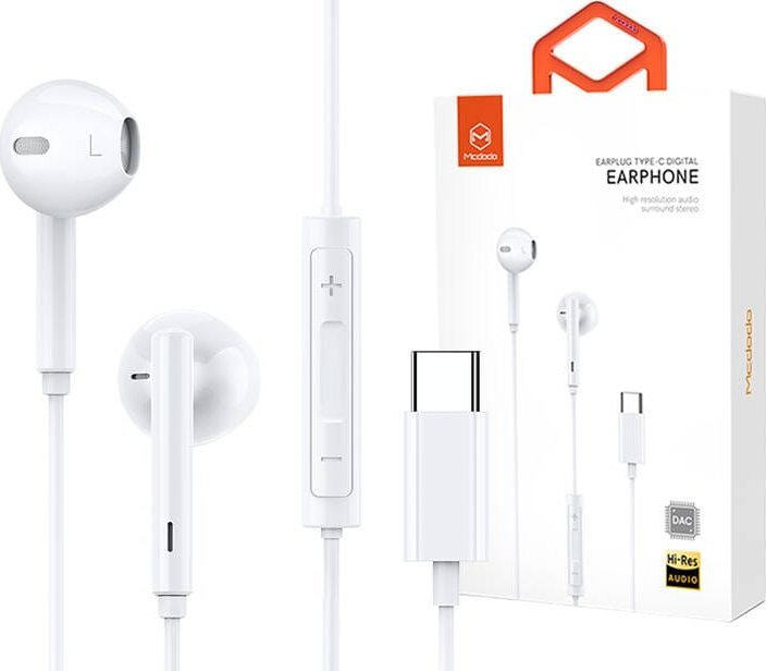 фото Навушники без мікрофону Mcdodo HP-7500 White