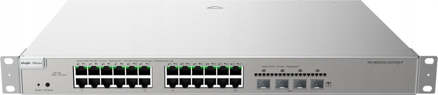 фото Комутатор керований рівня 3 Ruijie Reyee RG-NBS5200-24GT4XS-P