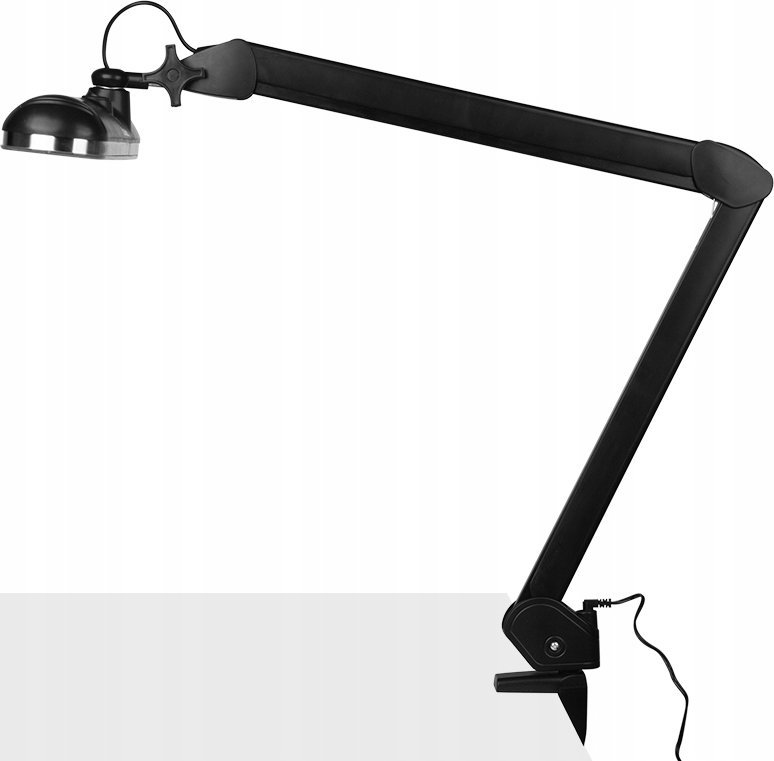 Activeshop Lampa warsztatowa led Elegante 801-s z imadełkiem standard czarna