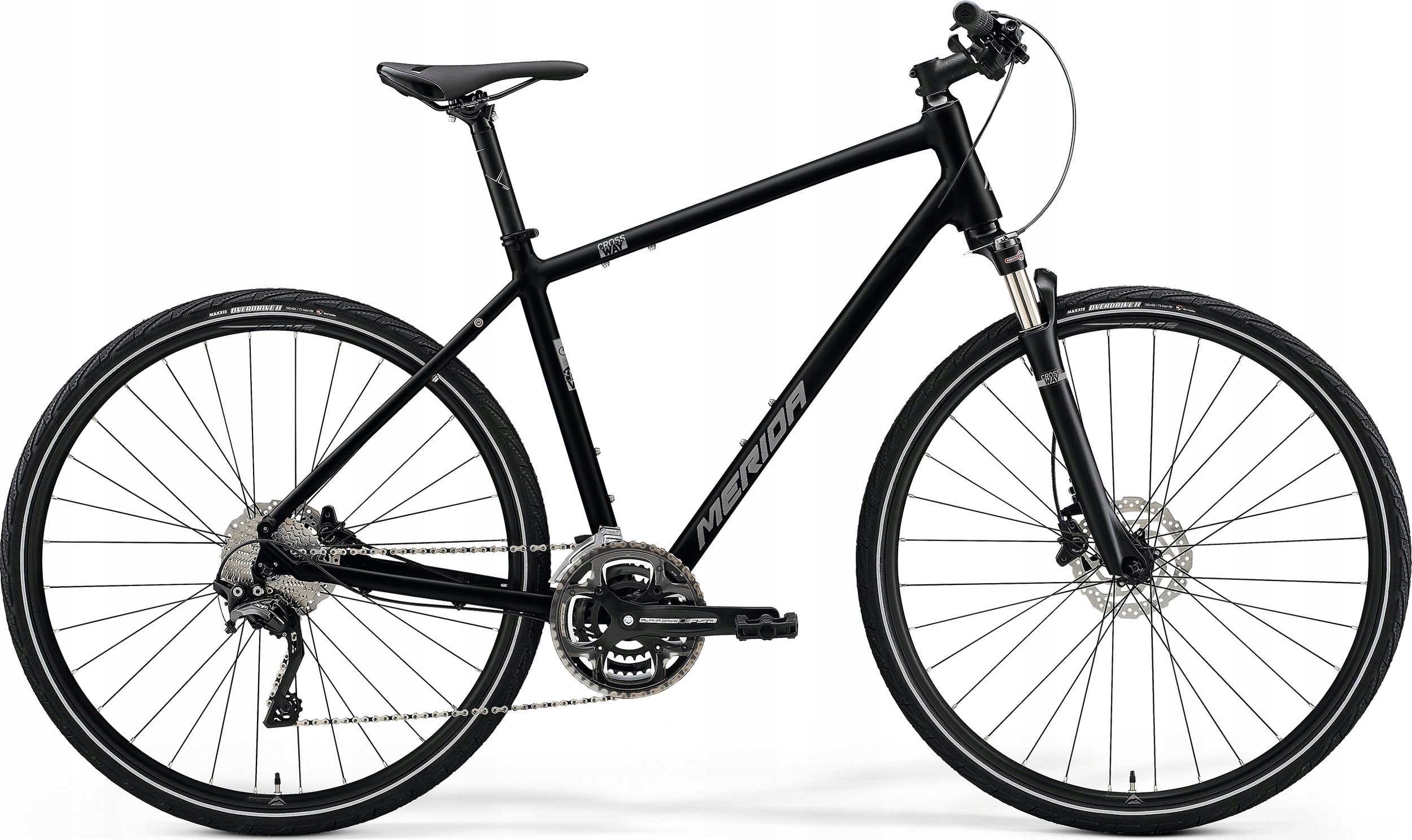 фото Велосипед гібрид Merida Crossway 500 S Black