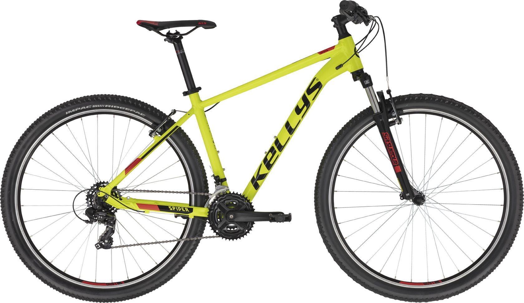фото Велосипед гірський (МТБ) Kellys Spider 10 29 M Neon Yellow XC