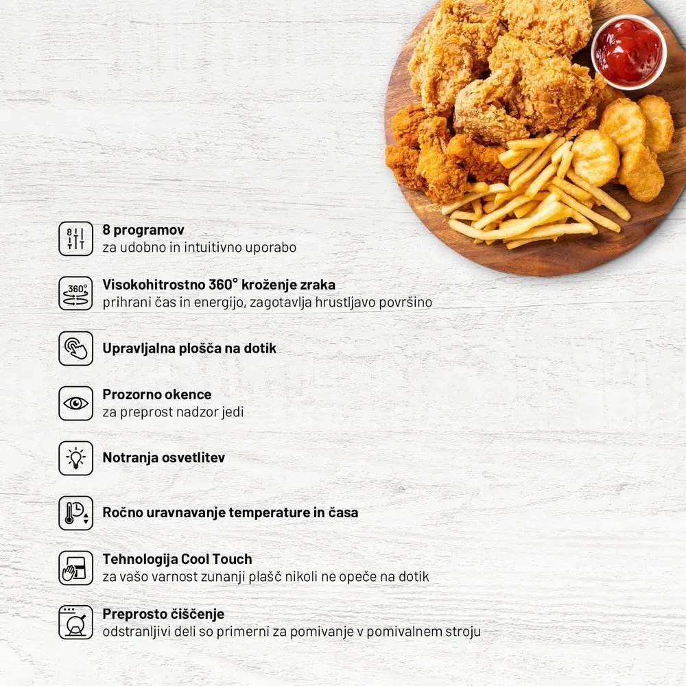 фото Мультипіч (аерофритюрниця) Lauben 4000BC