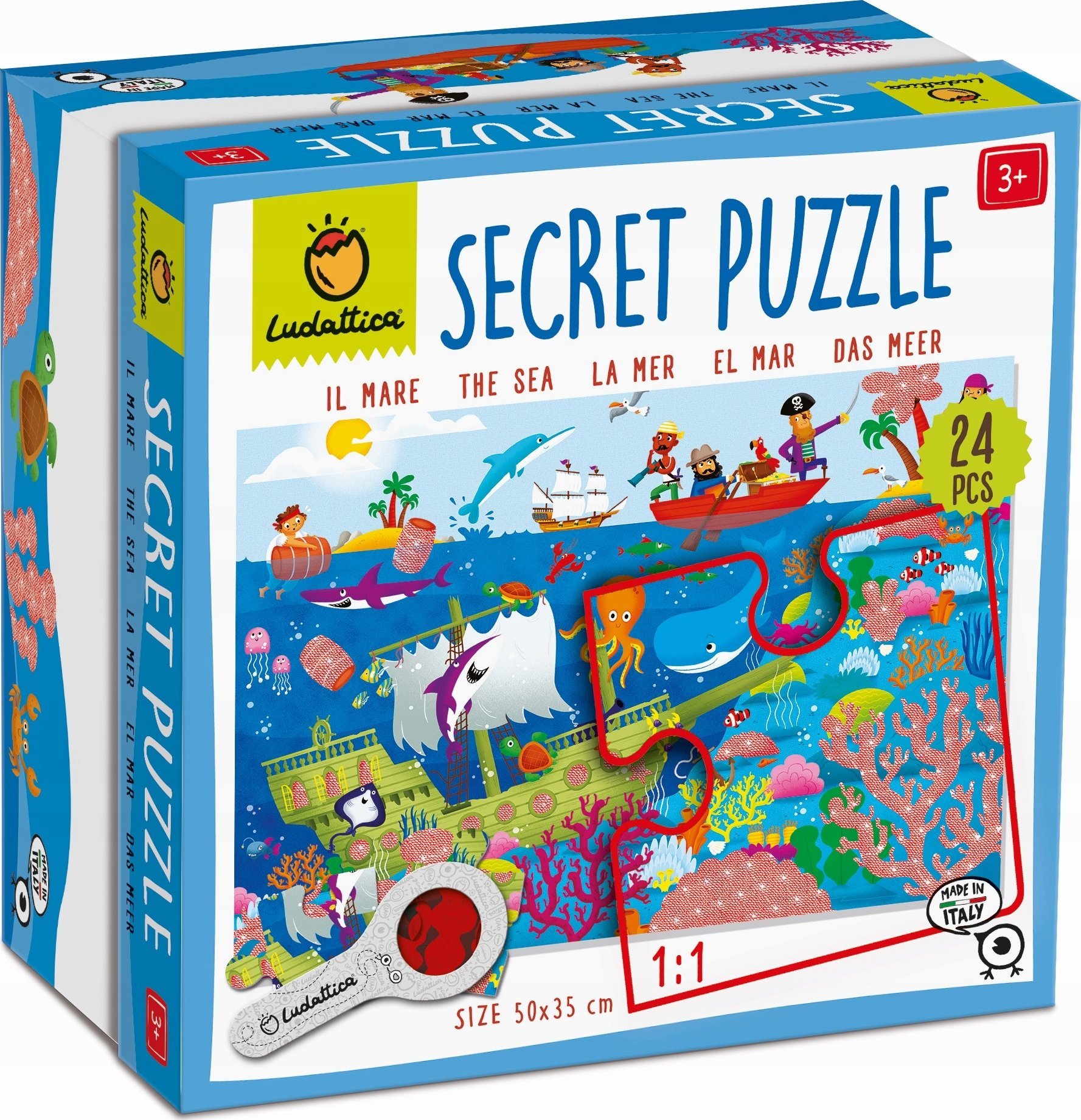 Lisciani Puzzle Ludattica &quot;Secret Puzzle - The Se