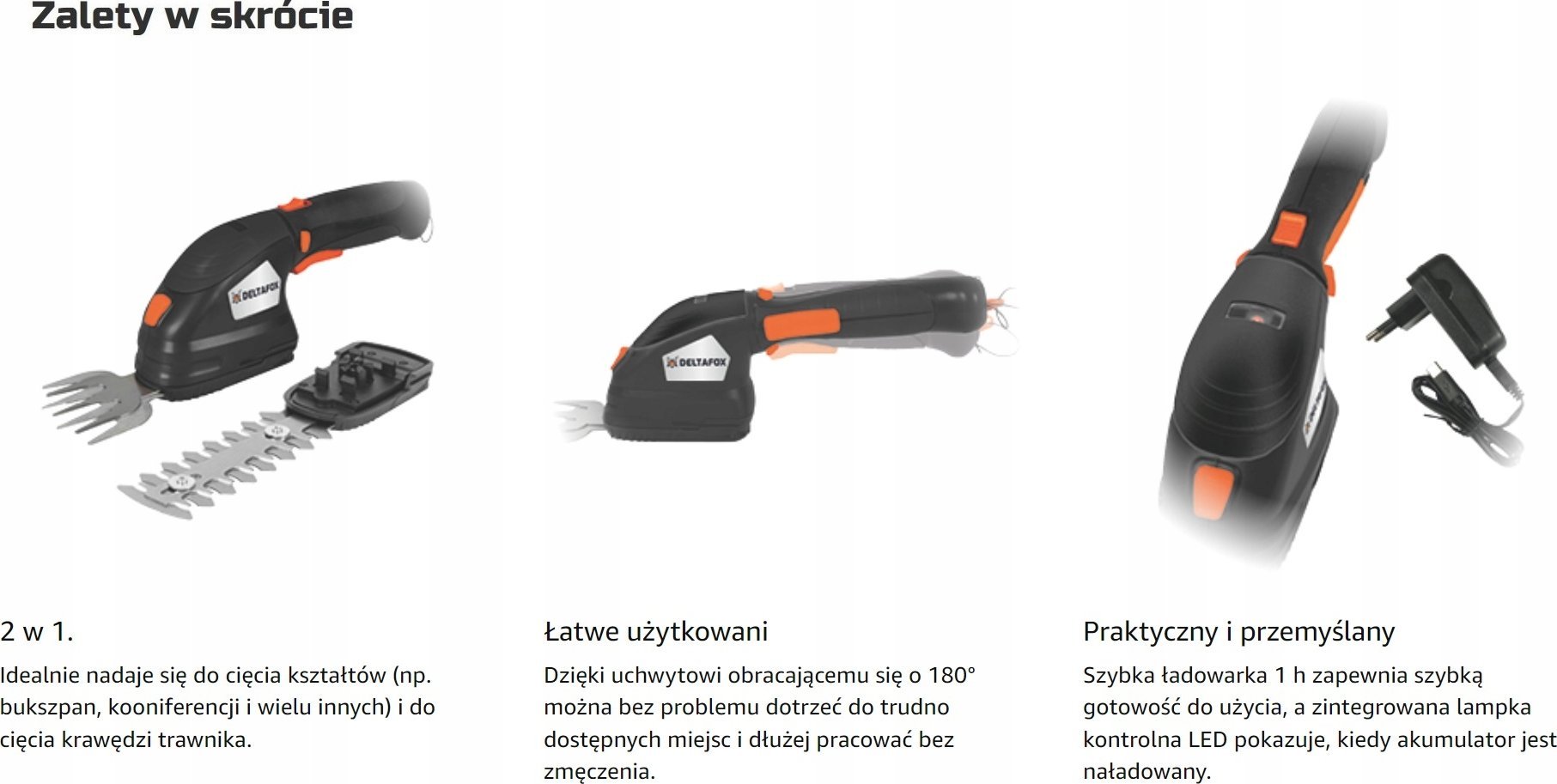 фото Кущоріз акумуляторний Grizzly DG-CGS 7220