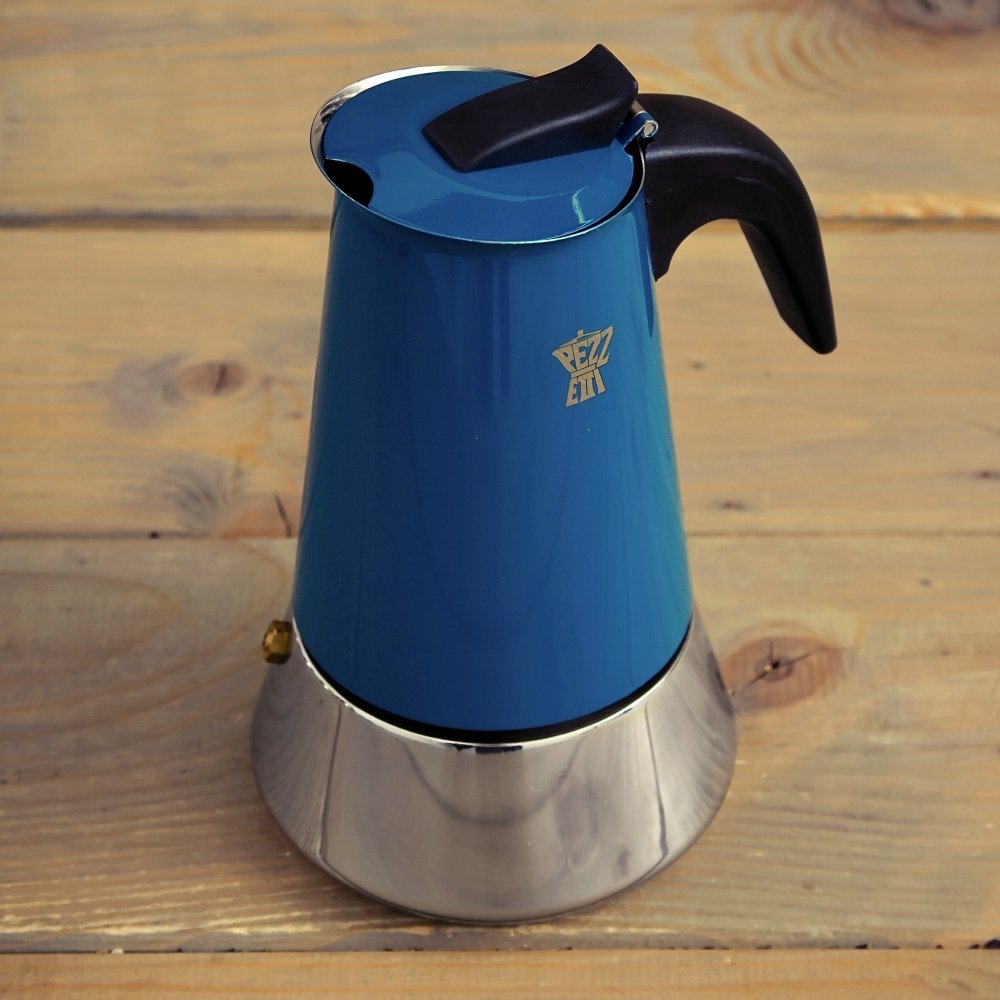 фото Кавоварка гейзерна Pezzetti Steelexpress 10tz Blue