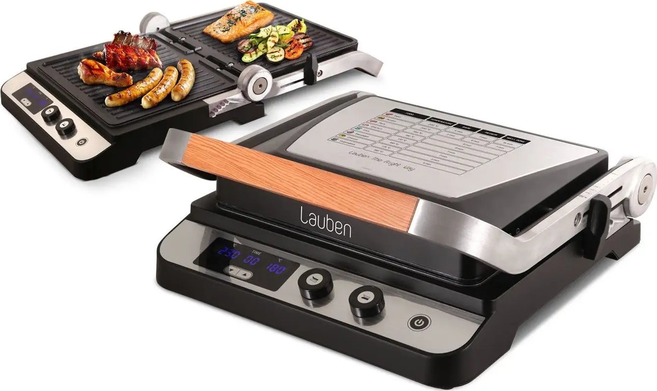 фото Електрогриль притискний Lauben Contact Grill 2000SB