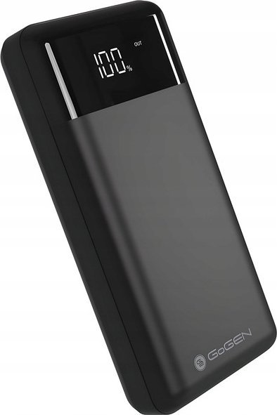 фото Зовнішній акумулятор (павербанк) GoGen PB300001B 30000mAh Black