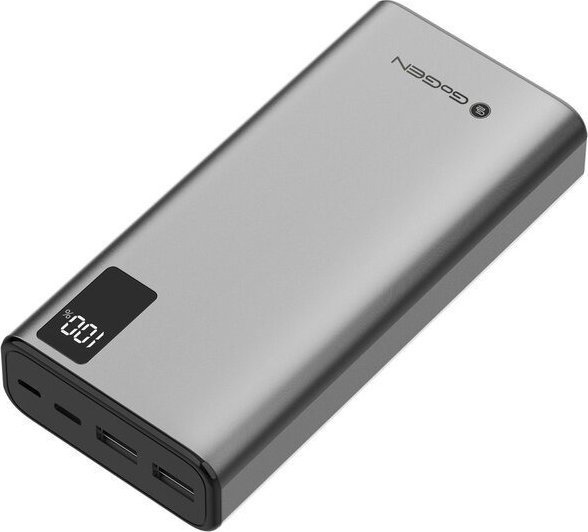 фото Внешний аккумулятор (пауэрбанк) GoGen PB200008S 20000mAh Silver