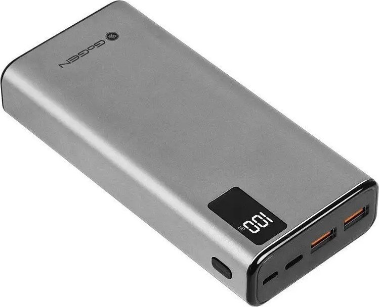 фото Внешний аккумулятор (пауэрбанк) GoGen PB200008S 20000mAh Silver