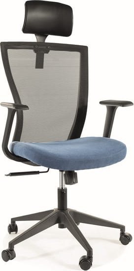 фото Офісне крісло Signal Q-328H Black/Blue