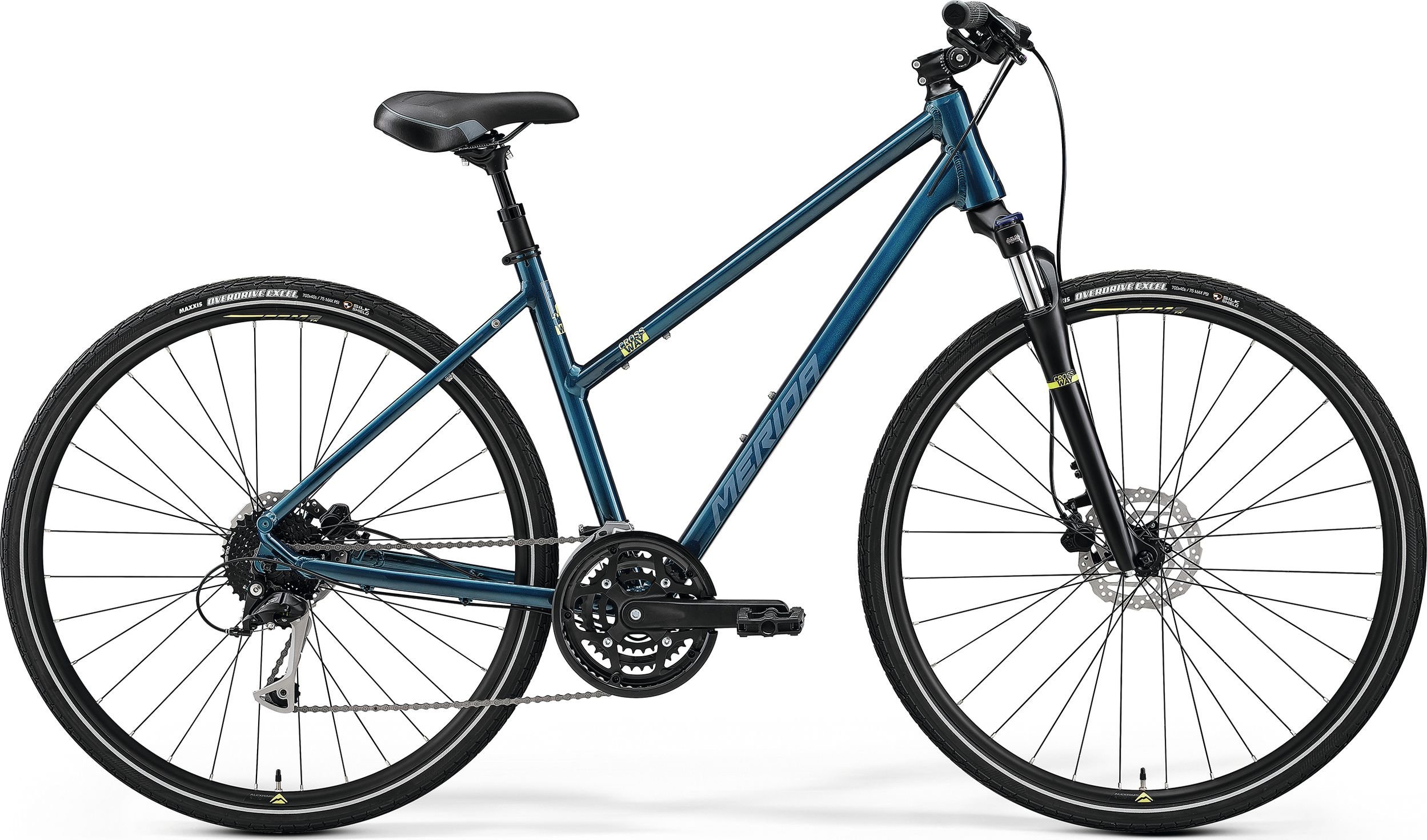 фото Велосипед гібрид Merida Crossway 100 Lady 22/23 XS Teal Blue