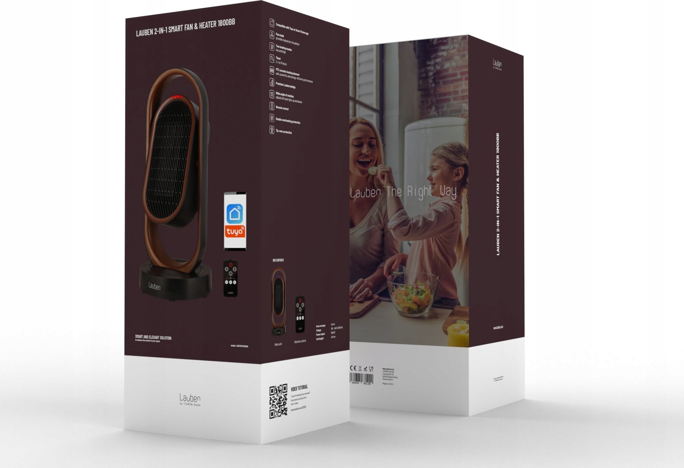 фото Обігрівач Lauben Smart LBHFMSFN180BA