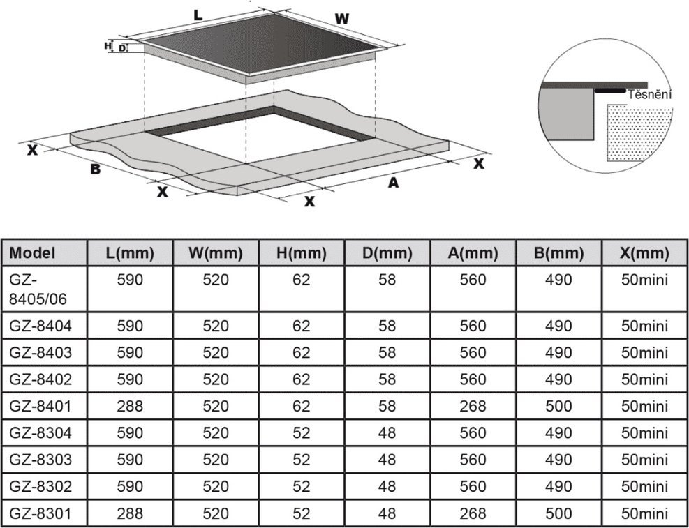 фото Індукційна варильна поверхня Guzzanti GZ-8301