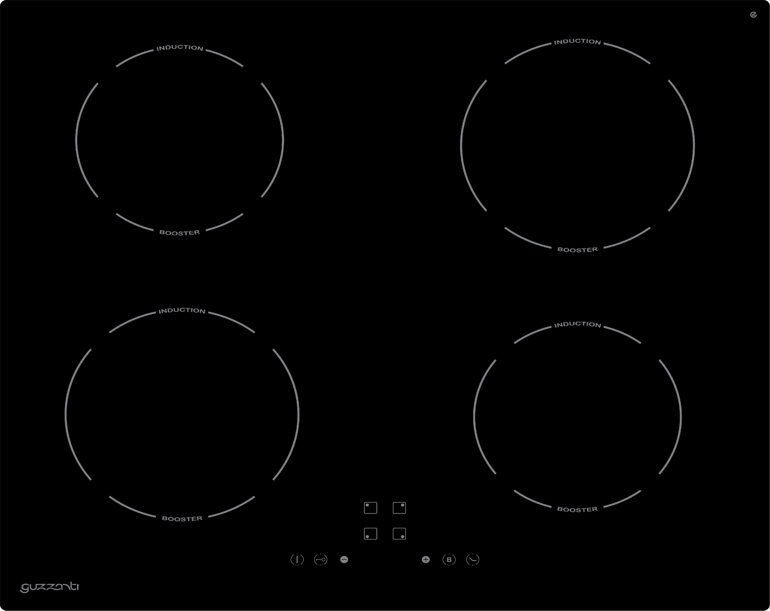 фото Індукційна варильна поверхня Guzzanti GZ-8402A