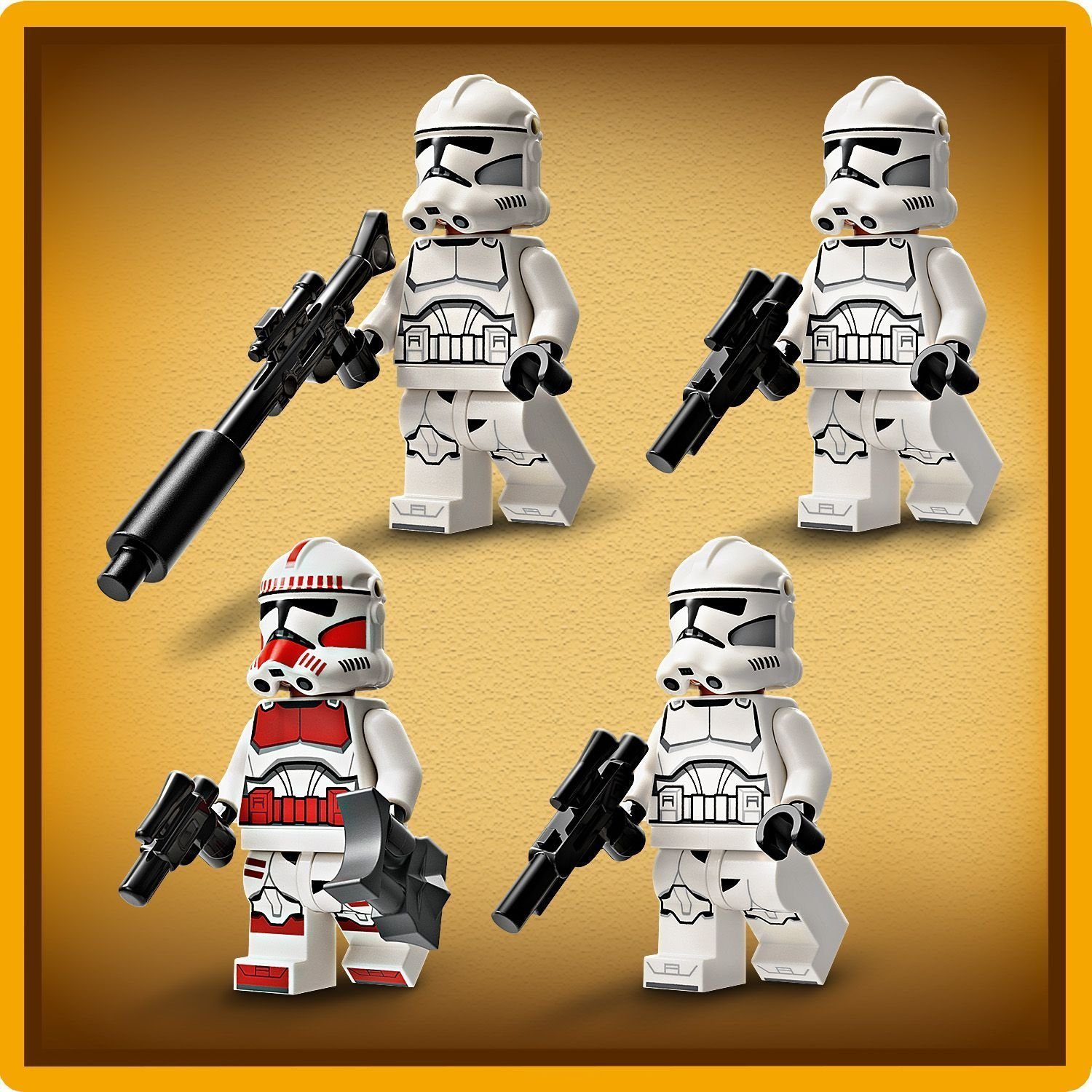 фото Блоковий конструктор LEGO Star Wars Клони-піхотинці й бойовий дроїд. Бойовий набір (75372)