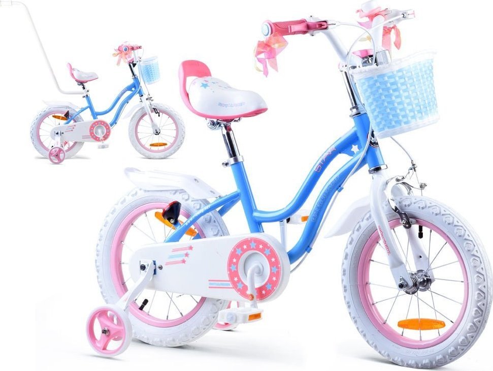 фото Дитячий двоколісний велосипед Royalbaby Star Girl 14 Blue (RB14G-1)
