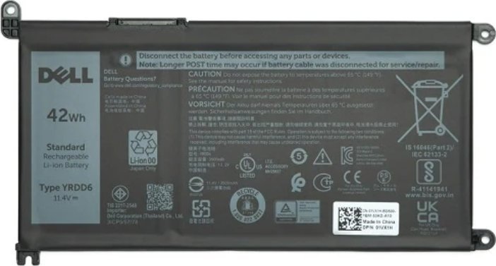 Origin Origin Storage 451-BBVN akumulator przemysłowy Litowo-jonowa (Li-Ion) 3400 mAh 11,4 V