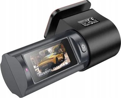 фото Автомобільний відеореєстратор Hoco DV7 Black (6942007623377)