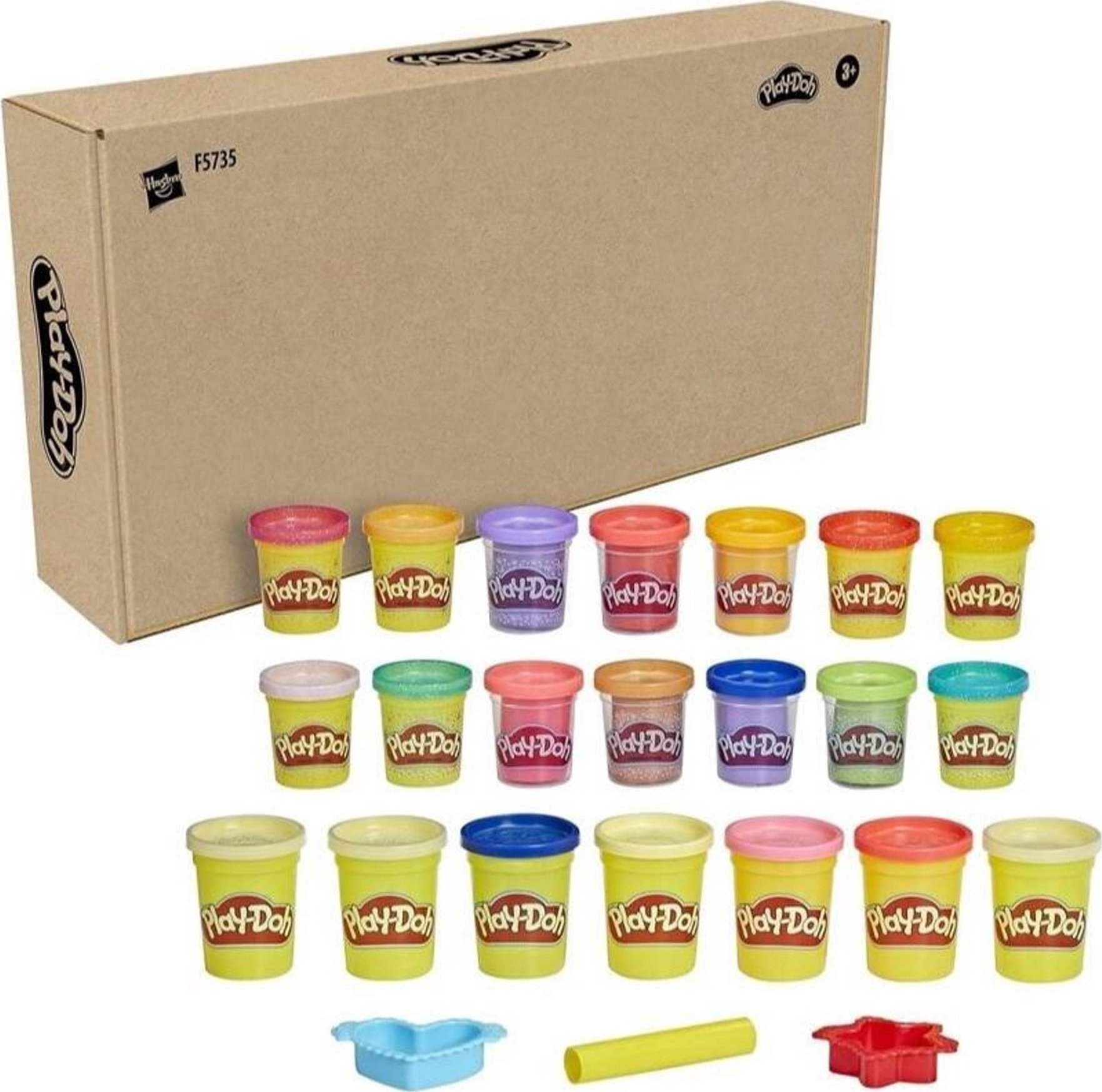 Hasbro Zestaw 21 słoiczków z akcesoriami Play-Doh