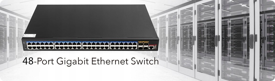 фото Комутатор керований 3 рівня Cudy GS5048S4